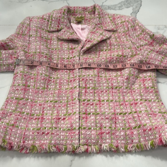 Caslon Morrison Raw Edge Hook Eye Closure‎ Blazer. Size 14 - Picture 8 of 10